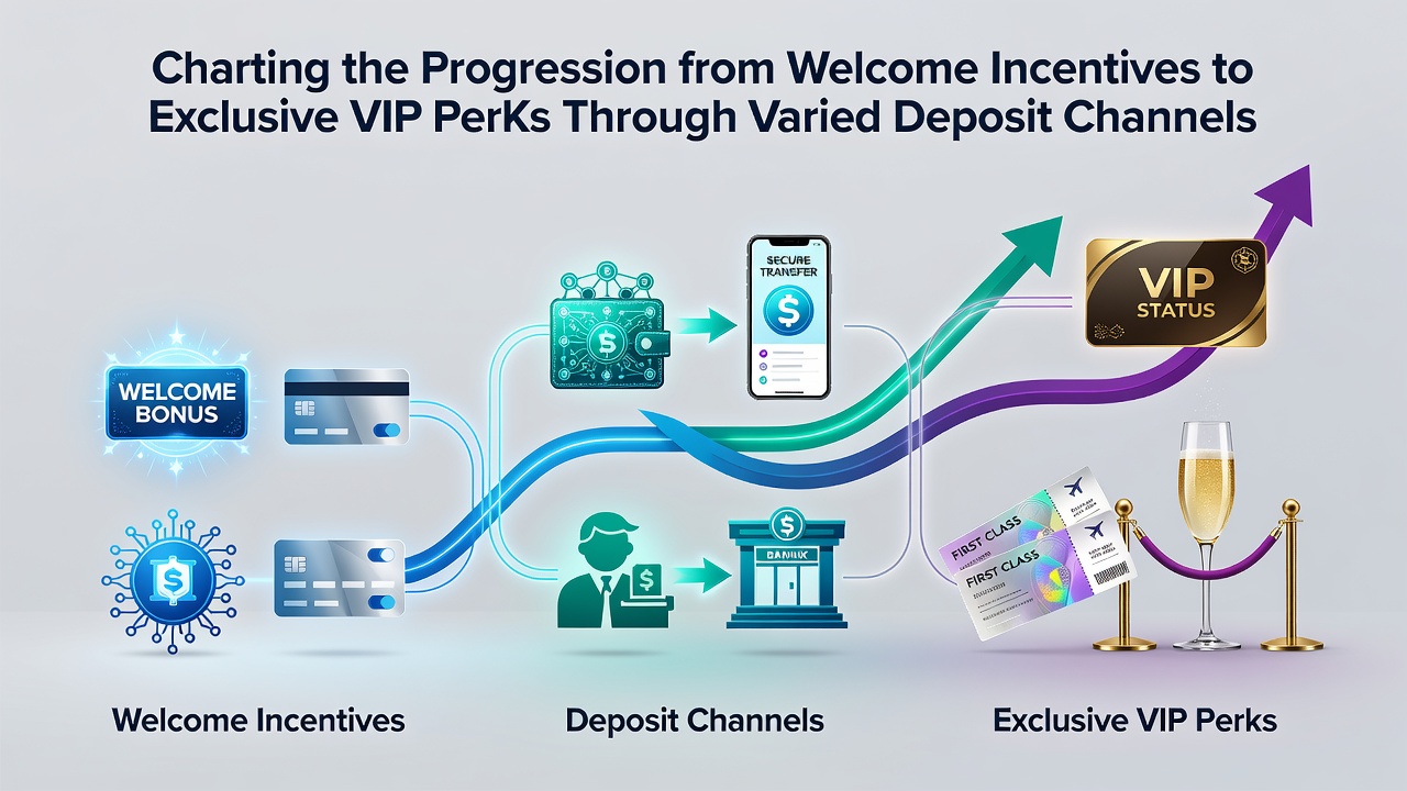 Charting the Progression from Welcome Incentives to Exclusive VIP Perks Through Varied Deposit Channels