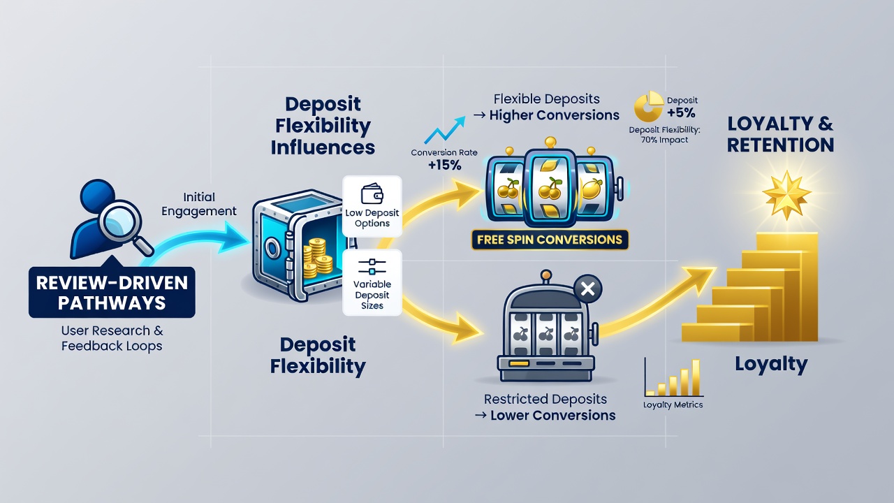 Loyalty tier progression linked to deposit methods and spin conversions